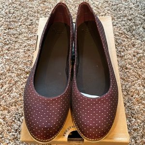 NWTS Dr. Martens Adele Maroon Ballerina Flats